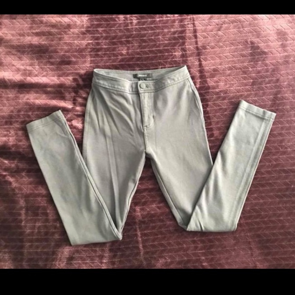 High waisted super skinny pants